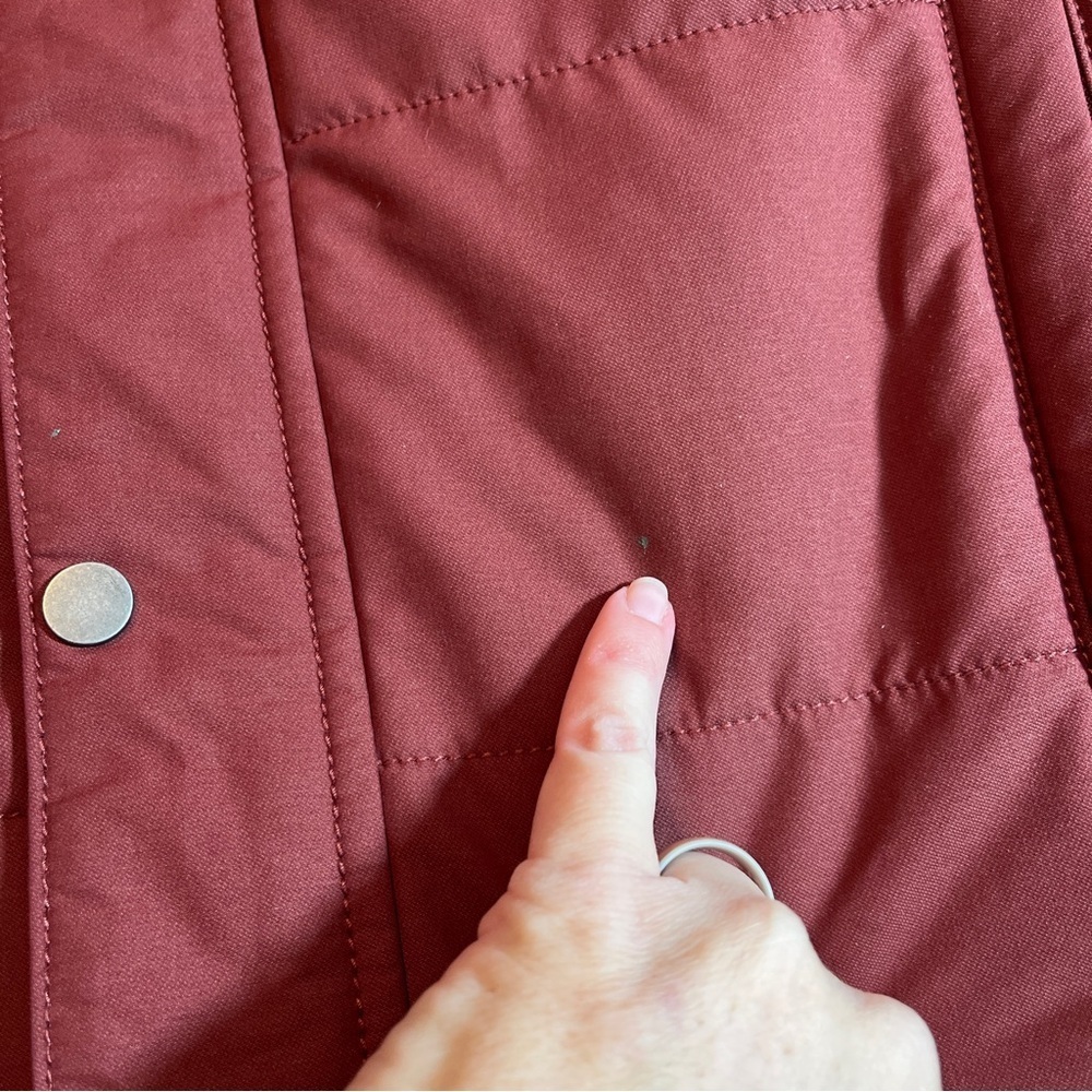 Columbia Men's Small Rust and Blue Puffer Vest Preppy Transitional Outdoor - Picture 13 of 16